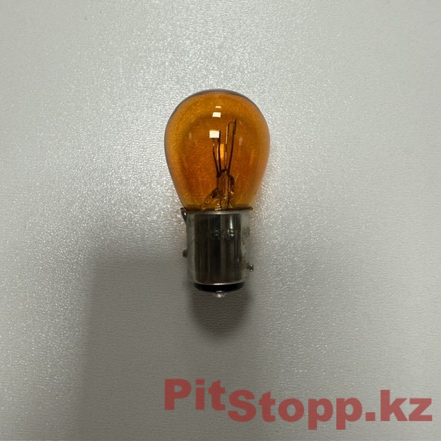 2168. Автолампа P21 2 спирали желтая Kraft KT700041 (2)