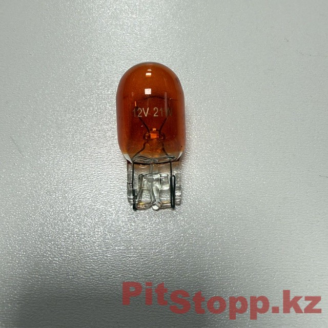 2165. Автолампа галоген желтая 1 спираль WY21W-12V 58805 (2)