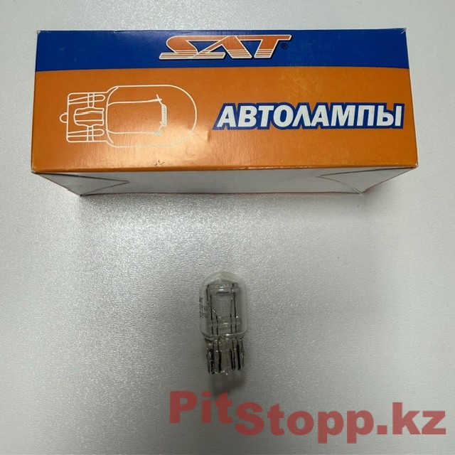 2233. Автолампа галоген 2 спирали w215w-12v sat (1)