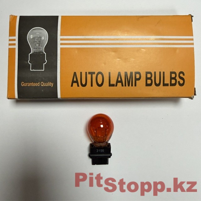 2250. Автолампа галоген NGS P27W 1 конт 3156 оранжевая (1)
